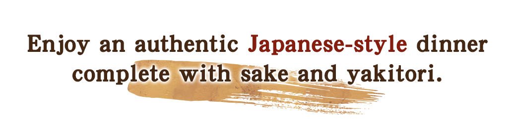 Enjoy an authetic Japanese-style